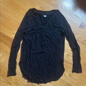 Black Long Sleeve Women's Tunic